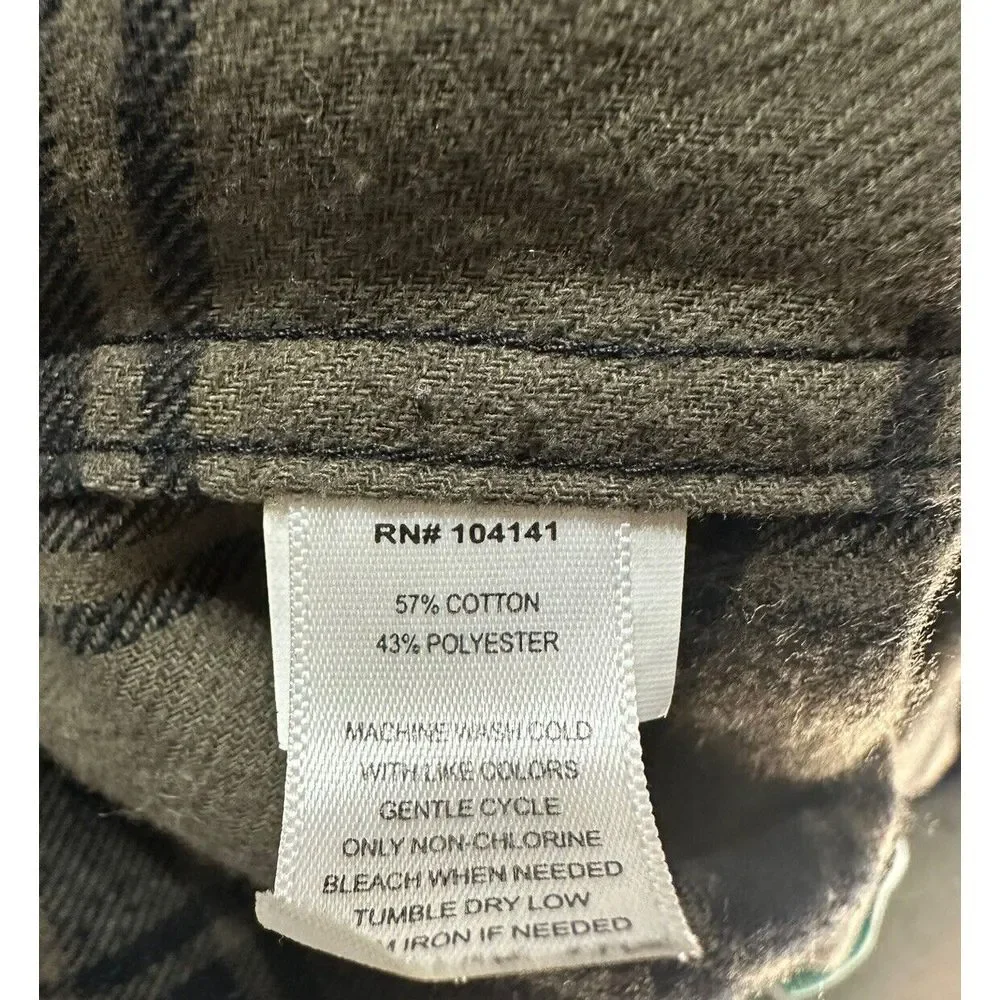 Northeast Outfitters Tartan Flannel Long Sleeve‎ Button Shirt Mens Size XL